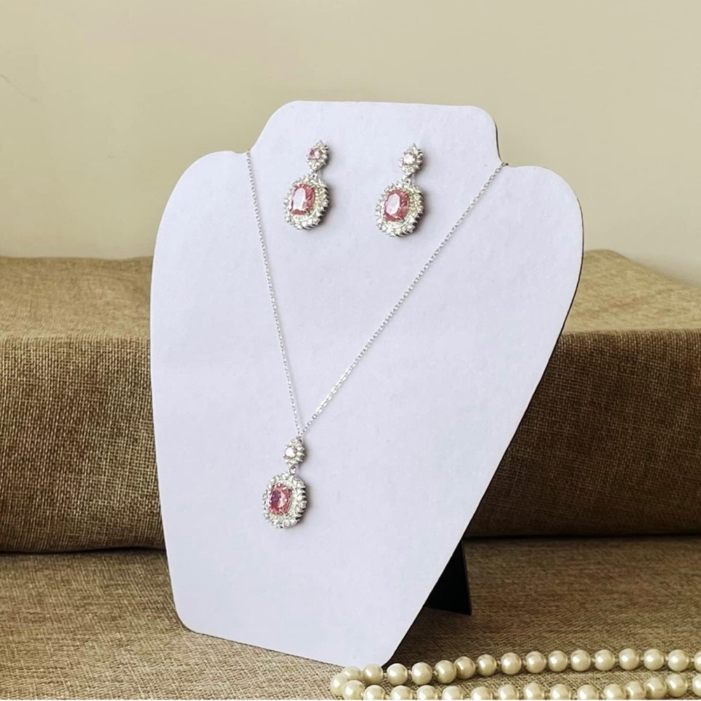 Velvet Jewelry Necklace Display Stand